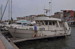 Colvic Trawler Yacht 38ft Aft cabin twin Perkins Turbo Engines Project Boat