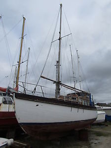 Classic Boat Project - Girl Pat Motor Sailer - Built 1947 PROJECT BOAT