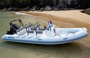 2014 BRIG NAVIGATOR 610 RIB ETEC 115 TRAILER - 1 OWNER LOW HOURS