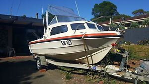 Swift Craft 1/2 Cabin on Dunbier Sports Trailer Both Registered!