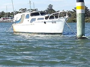 steel 28 foot fishing boat