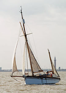 Traditional Classic Custom Built Gaff Rigged Yawl