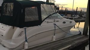 2002 sea ray sundancer 240 boat with trailer mercruiser / bravo 3
