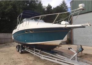 power boat..crownline..boat.. no trailer..inboard engine..canpory..speedboat