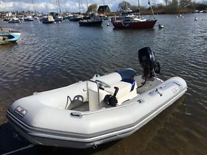 Avon 340 RIB inflatable boat 2013 Tohatsu 20hp Outboard
