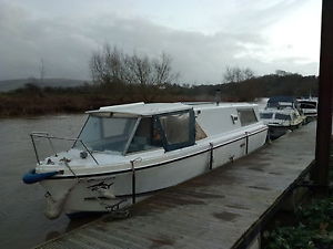 Trent-craft 25, canal boat/river cruisr £6500 may px rib/outboard,bike, car why?