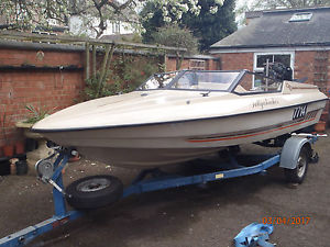 Fletcher speed boat with Mercury 150 HP outboard motor