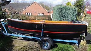 Classic Launch Motor Boat Romany