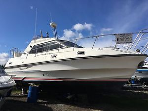 BIRCHWOOD TS31 POWERBOAT/ CRUISER WITH TWIN VOLVO TAMD31 DIESEL ENGINES.