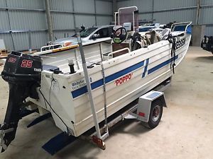 Webster Twin Fisher 4m Boat and trailer