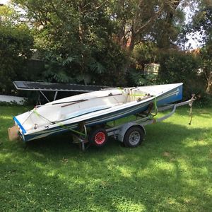 NS14 Sailing Boat + Trailer 12month rego