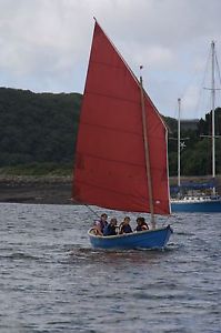 Caledonian Yawl 7m long. Marine ply. Gaff rigged.