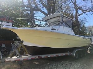 BOAT CRUISER/FAST FISHER SEAFOX 287 WA TWIN MERCURY 225 4STROKE