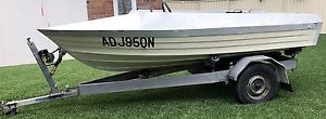 Jet boat 13ft holden 202 6cly 3.3ltr petrol marinised, hamilton jet & nozzle