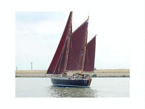 Colin Archer design 34 foot gaff rigged, double ender timber ketch / yacht.
