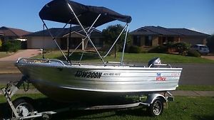 4.25 ALLYCRAFT REEL MATE ALUMINIUM BOAT AND TRAILER 30HP YAMAHA