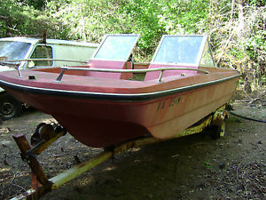 MONTGOMERY WARDS --SEA KING  BOAT AND TRAILER