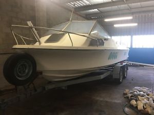 7 meter boat think is savage good trailer boats needs finishing