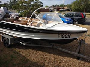 Quintrex 14ft 40hp Completely Restored Boat - New Everything, Fantastic Motor