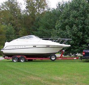 1998 Maxum 2400 SCR w/Trailer and Full Camper Canvas - Clean & Well-Maintained