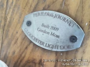 Gloucester Dory Row boat 4.5 metres long - fibreglass over plywood
