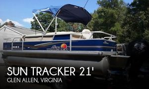 2014 Sun Tracker 20 DLX Fishin' Barge Used