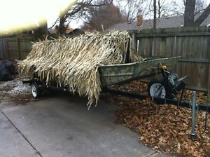 Duck Boat/ Fishing boat with pop up blind