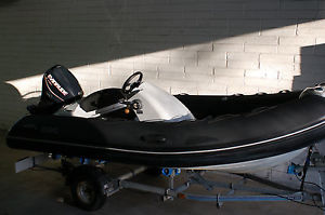 BRIG EAGLE 380 RIB  Evinrude 50hp TRAILER - 2 Owners - PX Welcome