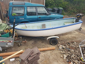 12ft parker boat with trailer and outboard