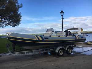 Marlin 5.8m RIB (rigid inflatable boat) near Plymouth (Quarter Share)