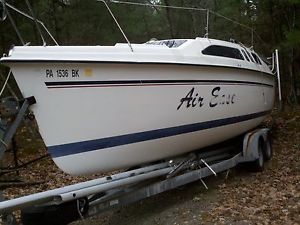1994 Hunter 26” Sailboat with Dual Axle Trailer