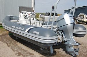HIGHFIELD 590 RIB BOAT WITH HONDA 100HP 4 STROKE OUTBOARD