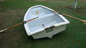 Fibreglass Dinghy Tender - 2.6m (8ft 6) x 1.4m (4ft 6) with oars
