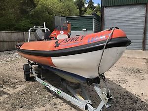 Rib/powerboat/speedboat/outboard/trailer/osprey/power trim/console/seats/engine