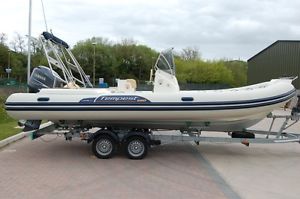 CAPELI TEMPEST 690 RIB BOAT WITH YAMAHA 200HP 4 STROKE & TWIN AXLE TRAILER