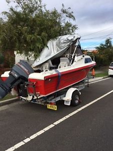 17.5 ft Easy rider. Fibreglass boat
