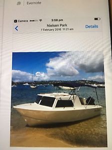 17ft hartley wooden boat 1965