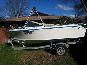 Boat 5m Pride Pacemaker, Stessco Trailer and 115hp Evinrude Ocean Pro