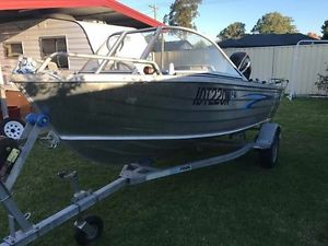 4m aluminium boat, 25hp 4 stroke