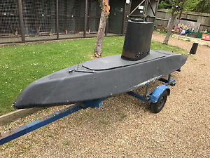 16ft replica one man submarine, non-submersible, looks superb!