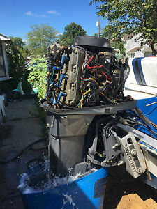 checkmate 19 exciter  foot with 150hp mariner supermagnun fuel injector 1997