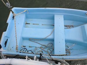 3m 5hp tohatsu fibreglass cat style tender