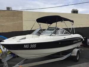 Bayliner 185 Bowrider Boat with 3.0lt Mercruiser Motor on Trailer