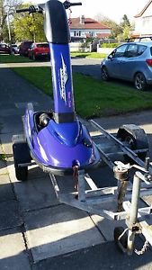 Yamaha Superjet 700cc (stand up) jet ski with double trailer.
