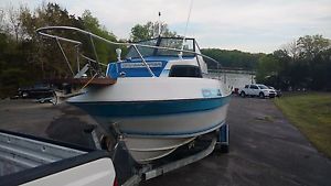 1987 Renken 2280 WALK AROUND CUDDY SPORT FISHERMAN