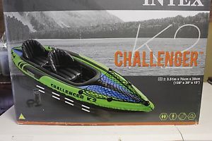 Intex K2 Challenger 2 Person inflatable Kayak in bag