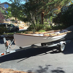 14 foot Whitehall slide seat rowboat