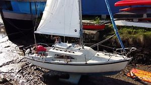 Sailing boat 19 foot prelude trailer sailer perfect first sailing boat
