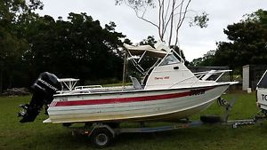 4.88m SAVAGE OSPREY FISHING BOAT - 75 MERCURY OPTIMAX