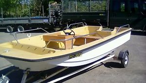 Dell quay dory 13ft fishing boat and trailer